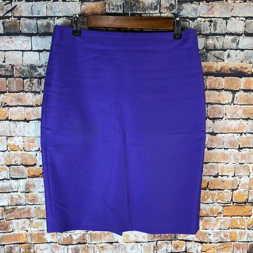 J Crew Purple No. 2 Pencil Skirt